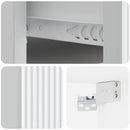 Væghængt Natbord 2 pcs Hvid 33 x 34,5 x 20 cm Konstrueret træ
