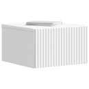 Væghængt Natbord 2 pcs Hvid 33 x 34,5 x 20 cm Konstrueret træ
