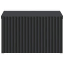 Væghængt Natbord 2 pcs Sort 33 x 34,5 x 20 cm Konstrueret træ