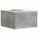 Væghængt Natbord Betongrå 33 x 34,5 x 20 cm Konstrueret træ
