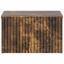 Væghængt Natbord med skuffe 2 pcs Røget eg 33 x 34,5 x 20 cm