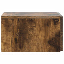 Væghængt Natbord med skuffe 2 pcs Røget eg 33 x 34,5 x 20 cm