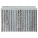 Væghængt Natbord 2 pcs Grå sonoma-eg 33 x 34,5 x 20 cm