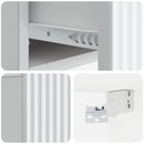 Væghængt Natbord 2 pcs Hvid 49 x 34,5 x 20 cm Konstrueret træ