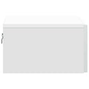 Væghængt Natbord 2 pcs Hvid 49 x 34,5 x 20 cm Konstrueret træ