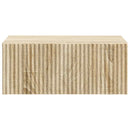 Væghængt Natbord med skuffe 2 pcs Sonoma-eg 49 x 34,5 x 20 cm
