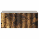 Væghængt Natbord med skuffe 2 pcs Røget eg 49 x 34,5 x 20 cm