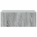 Væghængt Natbord 2 pcs Grå sonoma-eg 49 x 34,5 x 20 cm