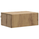Væghængt Natbord med skuffe 2 pcs Artisan-eg 49 x 34,5 x 20 cm