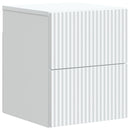 Væghængt Natbord Hvid 33 x 34,5 x 40 cm Konstrueret træ