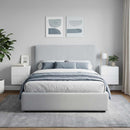 Væghængt Natbord 2 pcs Hvid 33 x 34,5 x 40 cm Konstrueret træ
