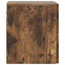Væghængt Natbord Røget eg 33 x 34,5 x 40 cm Konstrueret træ
