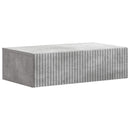 Væghængt Sideskab Betongrå 59 x 34,5 x 17 cm Konstrueret træ