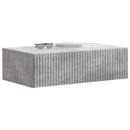 Væghængt Sideskab Betongrå 59 x 34,5 x 17 cm Konstrueret træ
