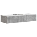 Væghængt Sideskab Betongrå 87,5 x 34,5 x 17 cm Konstrueret træ