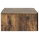 Væghængt Sideskab Røget eg 87,5 x 34,5 x 17 cm Konstrueret træ