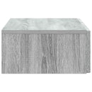 Væghængt Sideskab Grå sonoma-eg 87,5 x 34,5 x 17 cm
