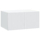 Væghængt TV-skab Hvid 59,5 x 41 x 30 cm Konstrueret træ
