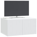 Væghængt TV-skab Hvid 59,5 x 41 x 30 cm Konstrueret træ