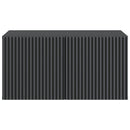 Væghængt TV-skab Sort 59,5 x 41 x 30 cm Konstrueret træ