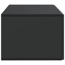 Væghængt TV-skab Sort 59,5 x 41 x 30 cm Konstrueret træ
