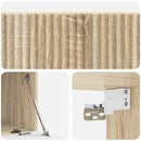 Væghængt TV-skab Sonoma-eg 59,5 x 41 x 30 cm Konstrueret træ