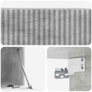 Væghængt TV-skab Betongrå 59,5 x 41 x 30 cm Konstrueret træ