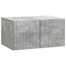 Væghængt TV-skab Betongrå 59,5 x 41 x 30 cm Konstrueret træ