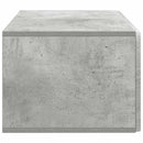 Væghængt TV-skab Betongrå 59,5 x 41 x 30 cm Konstrueret træ