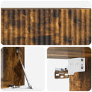 Væghængt TV-skab Røget eg 59,5 x 41 x 30 cm Konstrueret træ
