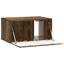 Væghængt TV-skab Røget eg 59,5 x 41 x 30 cm Konstrueret træ