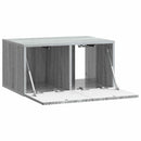 Væghængt TV-skab Vægmonteret Grå sonoma-eg 59,5 x 41 x 30 cm