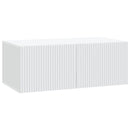 Væghængt TV-skab Hvid 78,5 x 41 x 30 cm Konstrueret træ