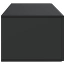 Væghængt TV-skab Sort 78,5 x 41 x 30 cm Konstrueret træ