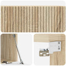 Væghængt TV-skab Sonoma-eg 78,5 x 41 x 30 cm Konstrueret træ
