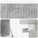 Væghængt TV-skab Betongrå 78,5 x 41 x 30 cm Konstrueret træ