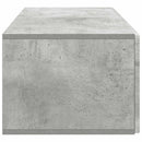 Væghængt TV-skab Betongrå 78,5 x 41 x 30 cm Konstrueret træ