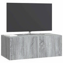 Væghængt TV-skab Vægmonteret Grå sonoma-eg 78,5 x 41 x 30 cm
