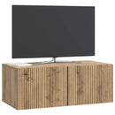 Væghængt TV-skab Artisan-eg 78,5 x 41 x 30 cm Konstrueret træ