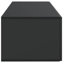 Væghængt TV-skab Sort 98 x 41 x 30 cm Konstrueret træ
