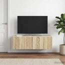 Væghængt TV-skab Sonoma-eg 98 x 41 x 30 cm Konstrueret træ
