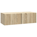 Væghængt TV-skab Sonoma-eg 98 x 41 x 30 cm Konstrueret træ