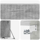 Væghængt TV-skab Betongrå 98 x 41 x 30 cm Konstrueret træ
