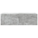 Væghængt TV-skab Betongrå 98 x 41 x 30 cm Konstrueret træ
