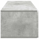 Væghængt TV-skab Betongrå 98 x 41 x 30 cm Konstrueret træ
