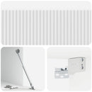 Væghængt TV-skab Hvid højglans 98 x 41 x 30 cm Konstrueret træ