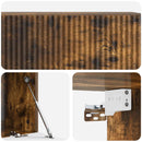 Væghængt TV-skab Røget eg 98 x 41 x 30 cm Konstrueret træ
