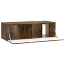 Væghængt TV-skab Røget eg 98 x 41 x 30 cm Konstrueret træ