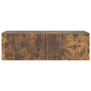 Væghængt TV-skab Røget eg 98 x 41 x 30 cm Konstrueret træ