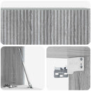 Væghængt TV-skab Grå sonoma-eg 98 x 41 x 30 cm Konstrueret træ